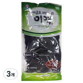 골드물산 거금도 오천 태양초 미역, 1kg, 3개