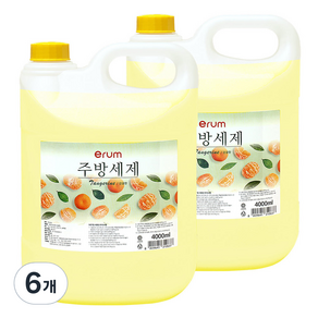 이룸 주방세제, 6개, 4L