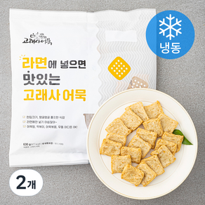 고래사어묵 라면에 넣으면 맛있는 어묵 (냉동), 630g, 2개