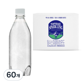 탐사 스파클링 청포도 무라벨, 60개, 500ml