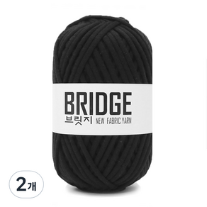 니뜨 브릿지 뜨개실 80g, 231 검정, 2개