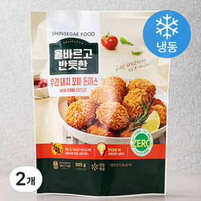 올바르고 반듯한 우리 돼지 꼬마 돈까스 (냉동)