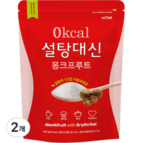 설탕대신 몽크프루트, 400g, 2개