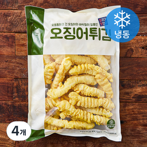 요리가맛있다 오징어튀김 (냉동), 1kg, 4개