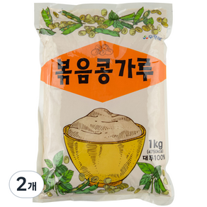 우영 볶음콩가루, 1kg, 2개