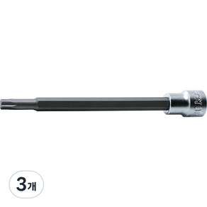 코켄 3/8SQ 별 비트 소켓 3025-140 T25 핸드용 140mm, 3개