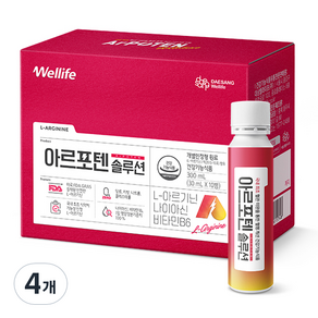 대상웰라이프 아르포텐 솔루션 10p, 300ml, 4개