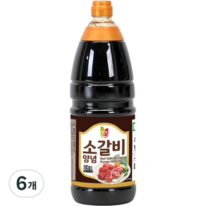 첫맛 소갈비양념 소스, 2kg, 6개