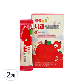 아람농장 튼튼플랜 사과맛 철분젤리 20p, 400g, 2개