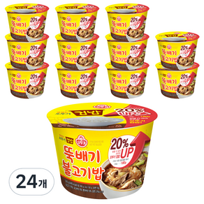 오뚜기 뚝배기 불고기밥 컵밥, 320g, 24개