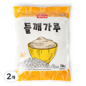 우영식품 아따꼬씨네 들깨가루, 1kg, 2개