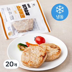 다즐샵 닭가슴살 스테이크 갈비맛 (냉동), 100g, 20개