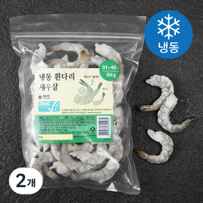 흰다리 새우살 31~40미 (냉동), 454g, 2개