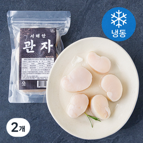 엠수산 서해안 관자 (냉동), 200g, 2개