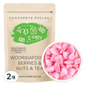 우리가스토리 못난이 자일리톨 캔디 자두향, 300g, 2개