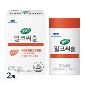 셀렉스 밀크씨슬 15g, 2개, 30정