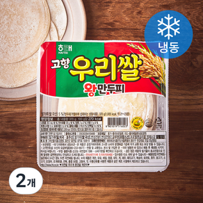 해태제과 고향 우리쌀 왕만두피 (냉동), 370g, 2개