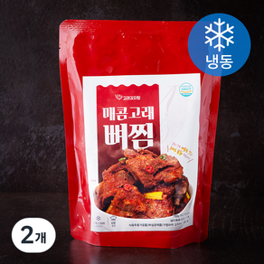 고래감자탕 매콤 고래 뼈찜 (냉동), 750g, 2개