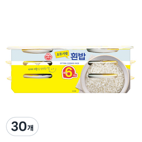 오뚜기 오뚜기밥 흰밥, 210g, 30개