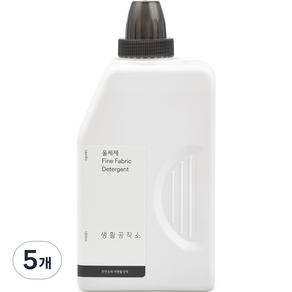 생활공작소 울세제 본품, 1.5L, 5개