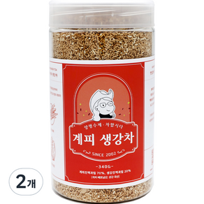 차합시다 계피 생강차, 340g, 1개입, 2개