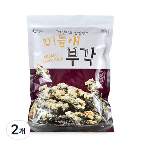 미듬애 부각 반찬용, 150g, 2개