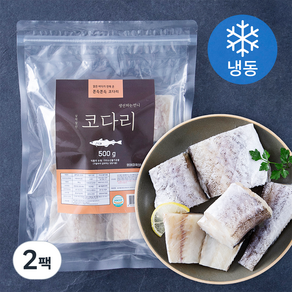 생선파는언니 살짝 말린 코다리 (냉동), 500g, 2팩