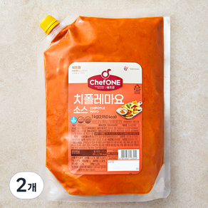 쉐프원 치폴레마요 소스, 1kg, 2개