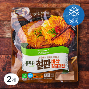 풀무원 철판 바삭감자채전 (냉동), 300g, 2개