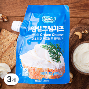 임실크림치즈, 200g, 3개