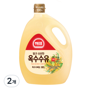 해표 옥수수유, 2개, 3.6L