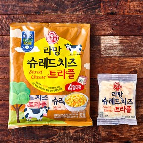 오뚜기 라망 슈레드 치즈 트리플 4개입, 280g, 1개