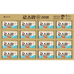 롯데웰푸드 로스팜97 라이트 2호 ECO 햄통조림 16p, 1개