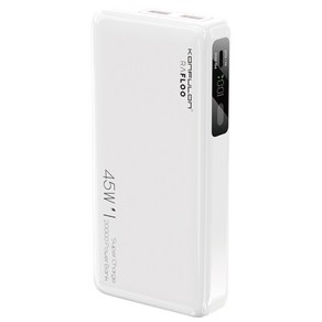 라플루 45W PPS 초고속충전 대용량 보조배터리 20000mAh, RPB-45W, 화이트