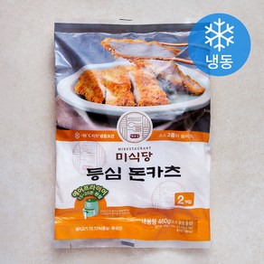 미식당 등심 돈카츠 180g x 2개입 + 소스 2종 x 50g 세트 (냉동), 1세트