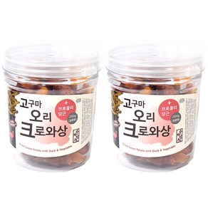 아침애간식 강아지 크로와상 200g