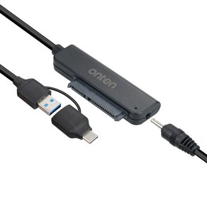 컴스 USB TYPE A / C to SATA 컨버터 50cm