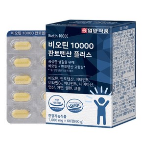 일양약품 비오틴 10000 판토텐산 플러스, 1개, 60g