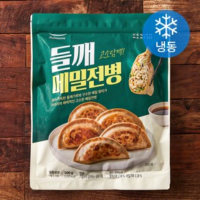 풀무원 들깨 메밀전병 (냉동), 500g, 1개