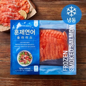 은하수산 훈제연어 슬라이스 (냉동), 300g, 1개