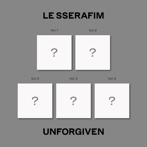 르세라핌 - 1st Studio Album UNFORGIVEN COMPACT ver 랜덤발송 + 아웃박스 + 포토북 + CD-R + 포토카드 + 엽서 + 리릭 포스터 세트