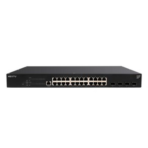 넥스트유 24포트 POE+ 380W 4SFP+ L2 매니지먼트 스위치, NEXT-POE3052L2-10G, 1개