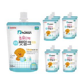 듀먼 반려동물 초유단백 챱챱 펫밀크 튼튼관절, 우유, 10개, 150ml