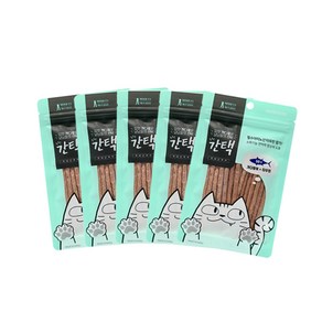 간택 고양이 져키, 가다랑어 + 타우린 혼합맛, 50g, 5개