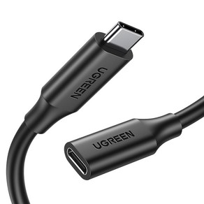 유그린 USB 3.1 Gen2 10Gbps C to C타입 연장케이블, 1m