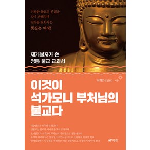 이것이 석가모니 부처님의 불교다 - 재가불자가 쓴 정통 불교 교과서, 북랩