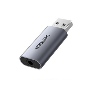 유그린 USB to 4극 사운드카드 어댑터 외장형