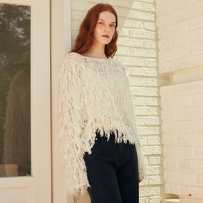 오앨 LACE TASSEL BLOUSE