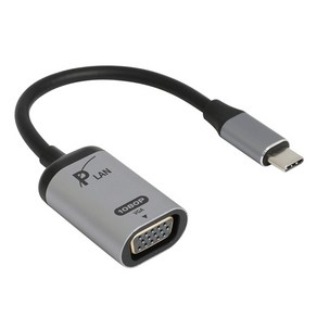 파워랜 USB C TYPE TO VGA 컨버터 1080P, 1개, PL-UCV