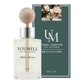 유멜 시그니처 카 디퓨저 80ml, 매그놀리아, 1개